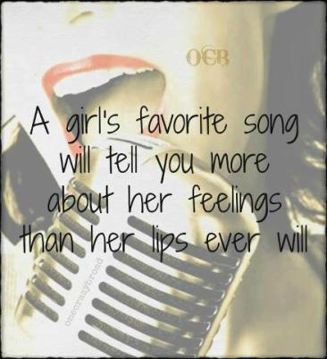a girls favorite song