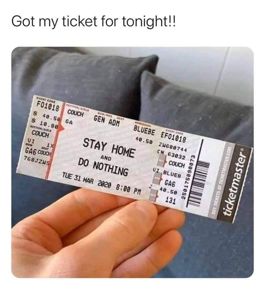 stay home